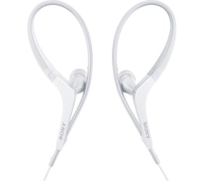 SONY MDR-AS410AP Headphones - White SONY MDR-AS410AP Headphones - White